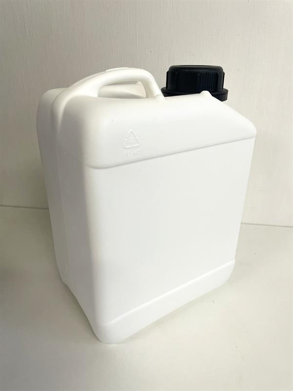 Stabelbar plastdunk 2,5 liter – frostsikker og fødevaregodkendt HDPE-dunk med sort prop