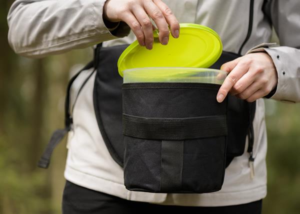 Bærplukkebelte med spann, svart belte, 3,6 liter