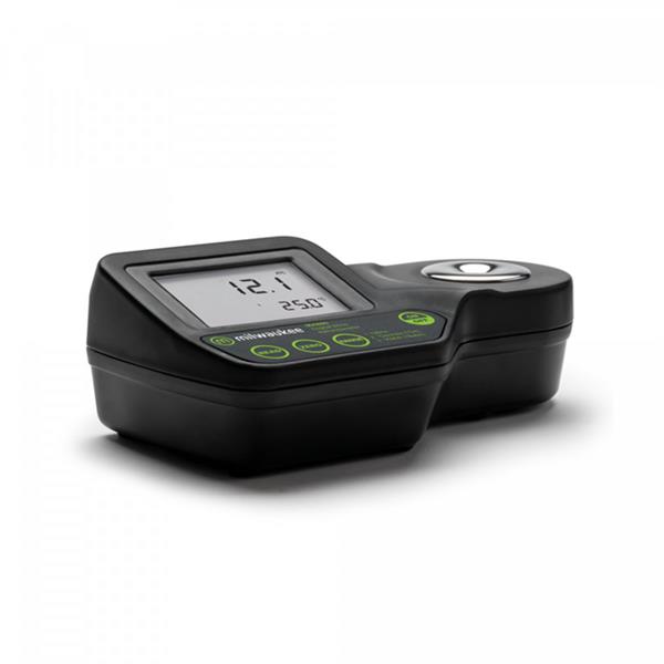 Digitalt refraktometer, 0-230 OE og 0-50% Brix med ATC