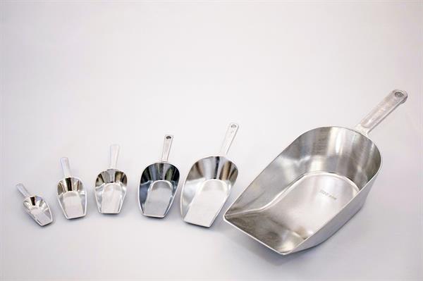 Metallskuffe / skuffeskje, 18,5 cm lang