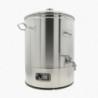 Bryggekjele 30 liter – elektrisk hermetiseringsapparat i rustfritt stål med termostat og tappekran, Brewferm