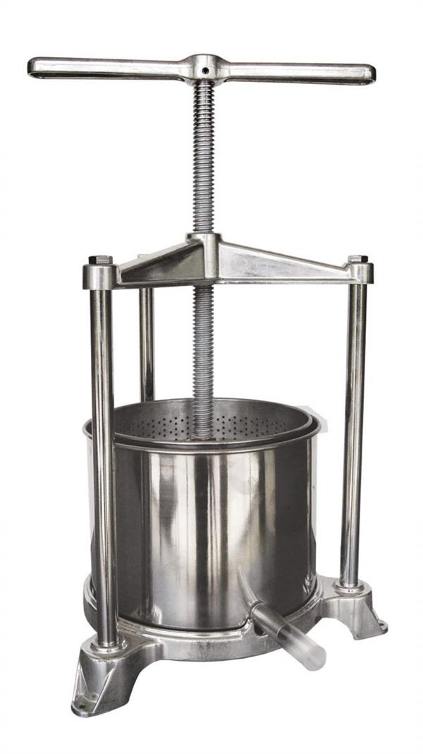 Råfrugtpresse, 2 liter. Højde 41 cm.