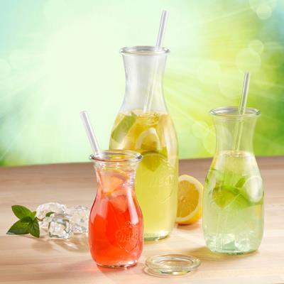 Weck-flaske 500 ml – elegant glassflaske med lokk til saft, most og juice