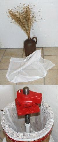 Pressesekk 46 × 60 cm – til fruktpresse og vinpresse 15–20 liter