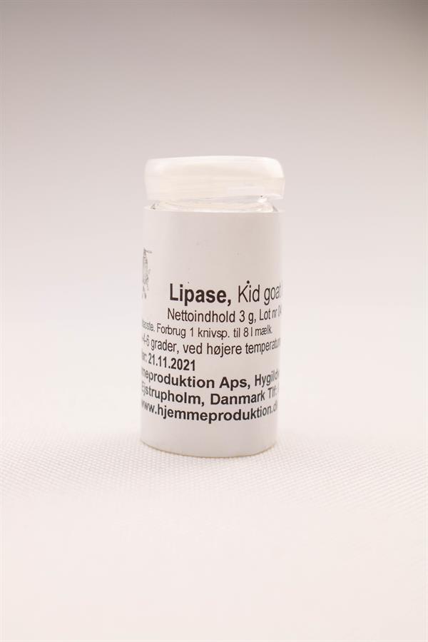 Lipase-enzym (til blandt andet Feta-ost), 3 gram