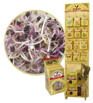 Røde radisespirer, frø