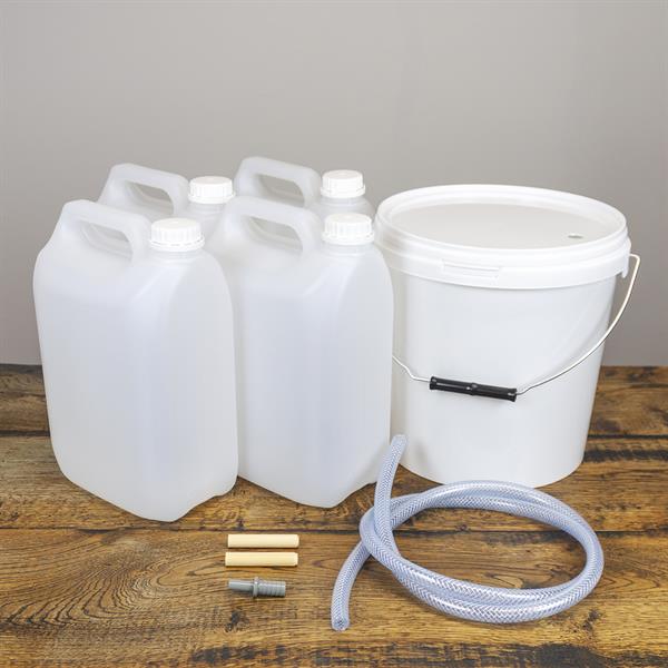 Sæt til tapning af birkesaft med 4 stk 5 liters dunke