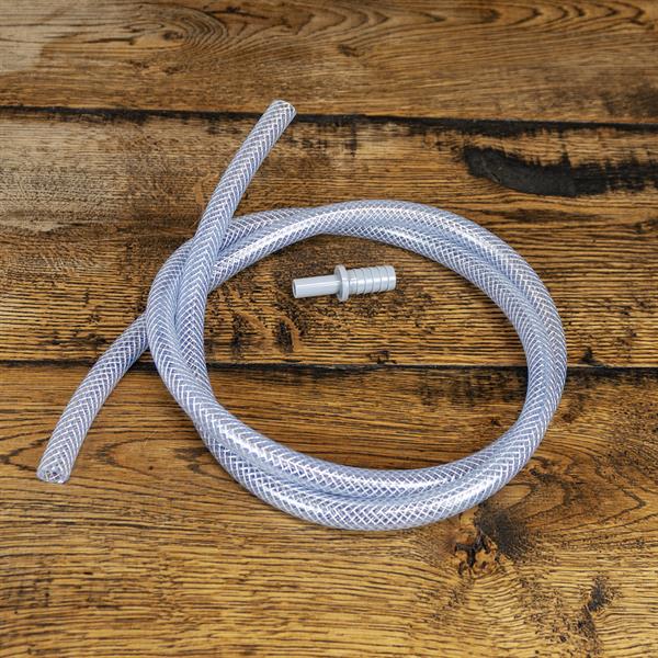 Tappeslange, 1 meter, og tappestuds af plast