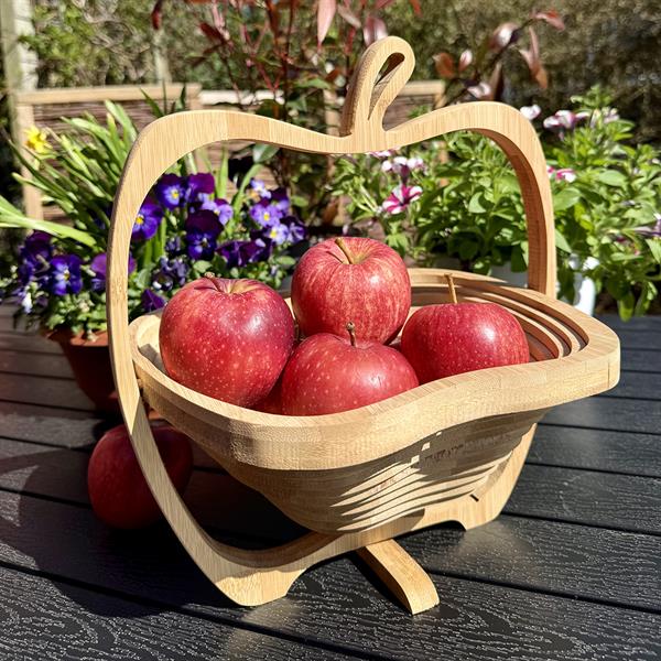 Brettekurv formet som et eple
