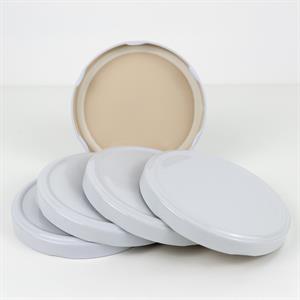 Ekstra skrulokk 100 mm – BPA-fritt lokk til sylteglass og oppbevaringsglass (5 stk.)